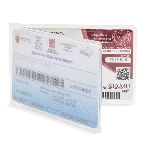Agendas y Marroquinería Cifra FUNDA PARA TARJETAS DOBLE