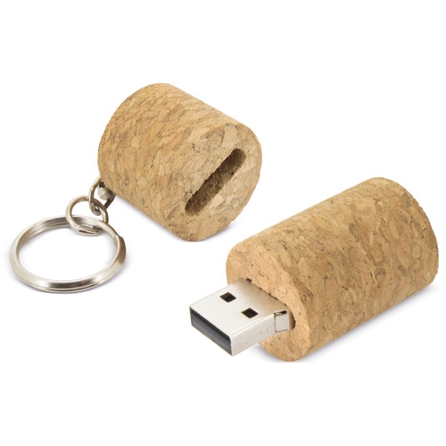 CORK USB KEYRING 32GB