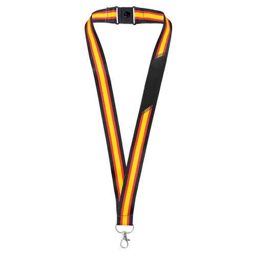WIDE LANYARD WITH SPANISH FLAG “POLICIA”