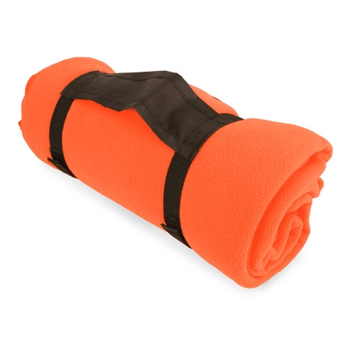 MANTA DE VIAJE POLAR "CLOE" Naranja