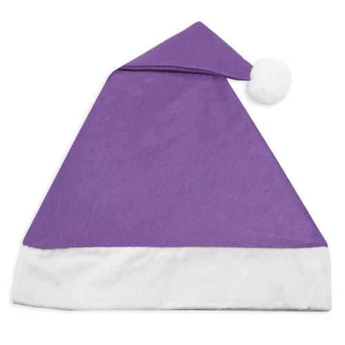 Gorro Papa Noel Lila