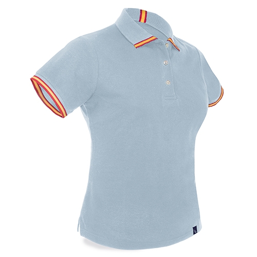 POLO WITH SPANISH FLAG WOMAN "PATRIOS" 