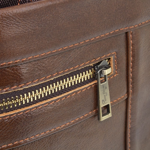 LEATHER SUITCASE PIERRE DELONE "NARBONA"
