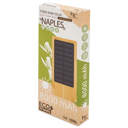 BAMBOO SOLAR CHARGER " NAPLES"
