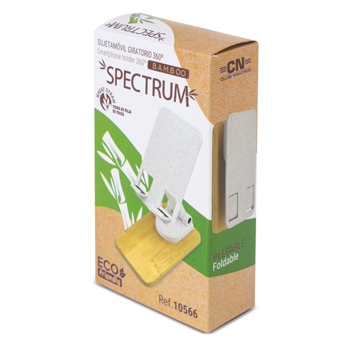 BAMBOO-WHEAT FIBER ROTATING MOBILE CLAMP "SPECTRUM"