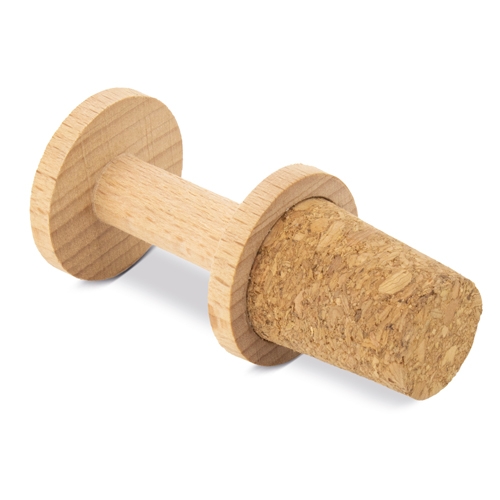 TAPÓN CORCHO Y MADERA CON ANILLAS IDENTIFICADORAS PARA COPAS “TRIANA”