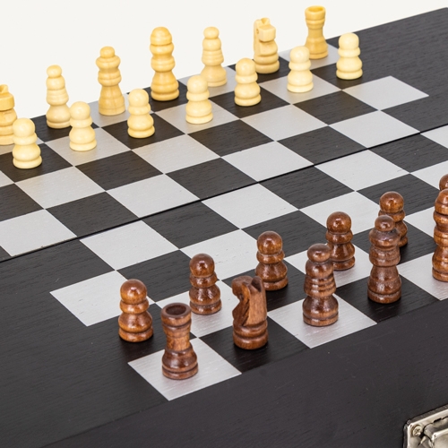 SET DE VINO CON AJEDREZ "SABOYA"