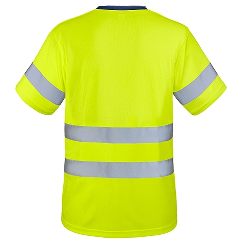 CAMISETA CON BOLSILLO Y BANDAS REFLECTANTES 