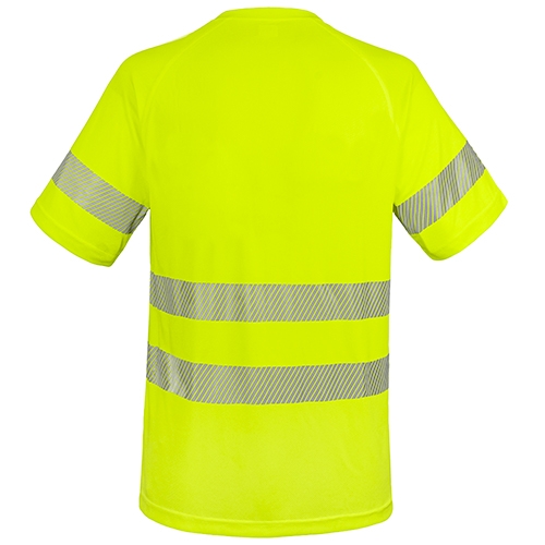 CAMISETA CON BOLSILLO Y BANDAS REFLECTANTES 