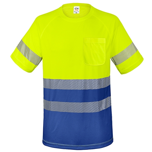 T-SHIRT WITH POCKET AND ELASTIC REFLECTIVE BANDS “ELAST”