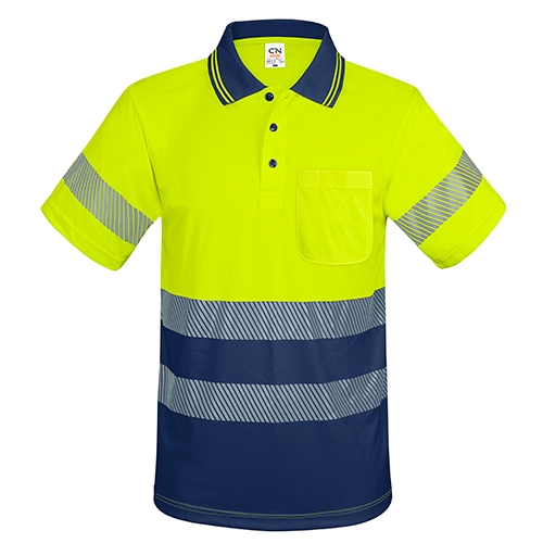 POLO SHIRT WITH POCKET AND ELASTIC REFLECTIVE BANDS “QVO”