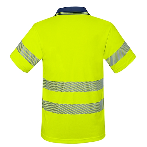 POLO SHIRT WITH POCKET AND ELASTIC REFLECTIVE BANDS “QVO”