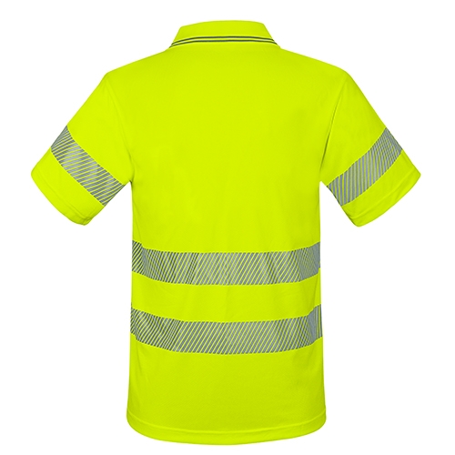 POLO SHIRT WITH POCKET AND ELASTIC REFLECTIVE BANDS “QVO”