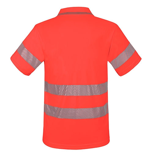 POLO SHIRT WITH POCKET AND ELASTIC REFLECTIVE BANDS “QVO”