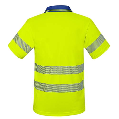 POLO SHIRT WITH POCKET AND ELASTIC REFLECTIVE BANDS “QVO”