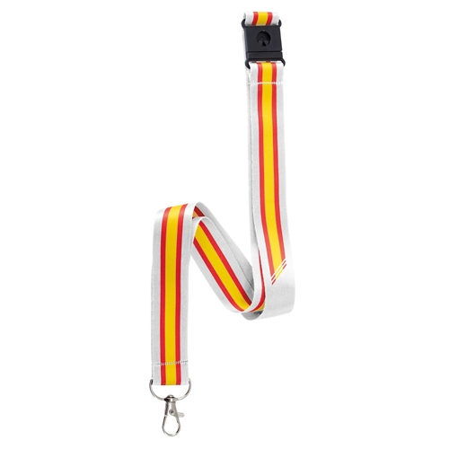 WIDE LANYARD WITH SPANISH FLAG “POLICIA”