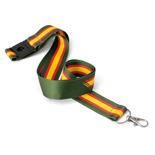 WIDE LANYARD WITH SPANISH FLAG “POLICIA”