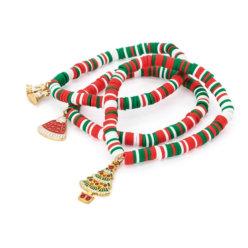 SET 10 PULSERAS NAVIDEÑAS