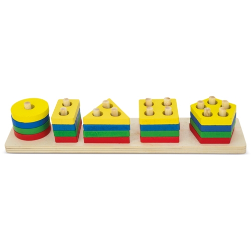 JUEGO DE MADERA BLOQUES GEOMÉTRICOS 