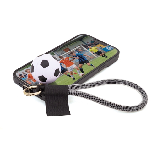 SUJETA MÓVIL FÚTBOL CON LANYARD