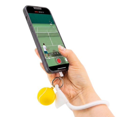 SUJETA MÓVIL TENIS CON LANYARD