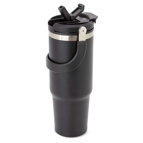 negro VASO TERMO AL VACIO DE DOBLE PARED