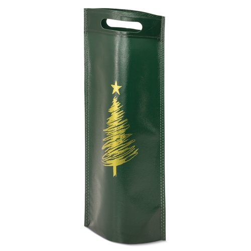 verde BOLSA DE VINO NAVIDEÑA