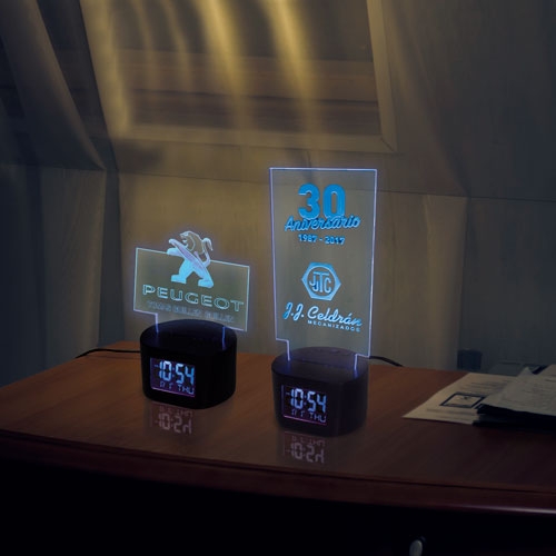CLOCK "LIGHT LOGO"