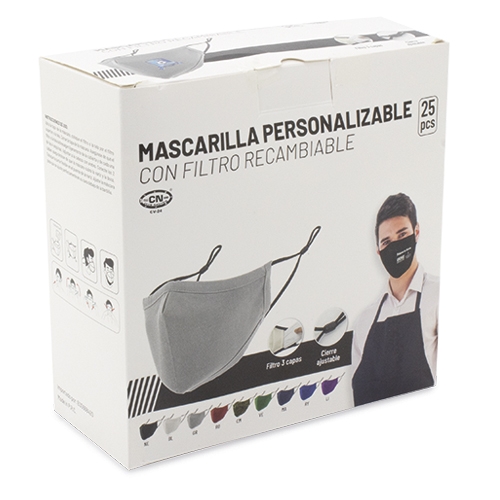 -MASCARILLA CON FILTRO REUTILIZABLE GRAN CONFORT