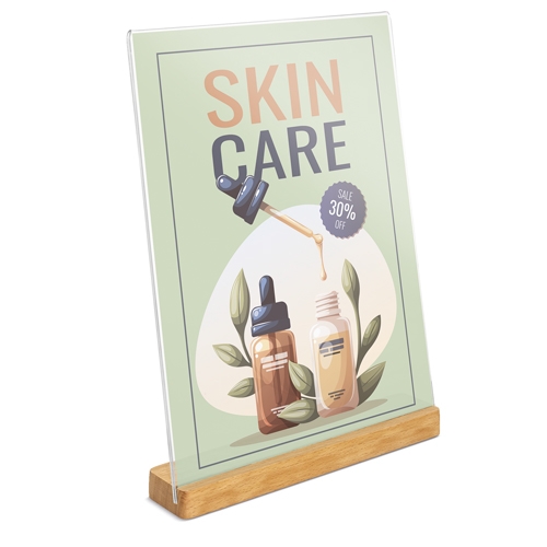 PORTAGRÁFICAS A4 BASE MADERA "IZOR"