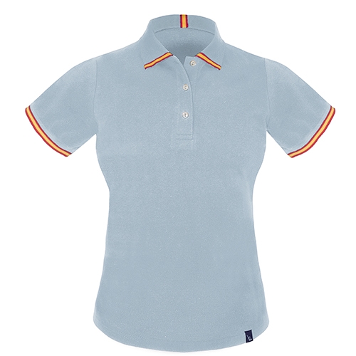 POLO WITH SPANISH FLAG WOMAN "PATRIOS" 