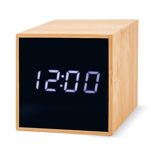 ALARM CLOCK WITH TEMPERATURE "NATURA"